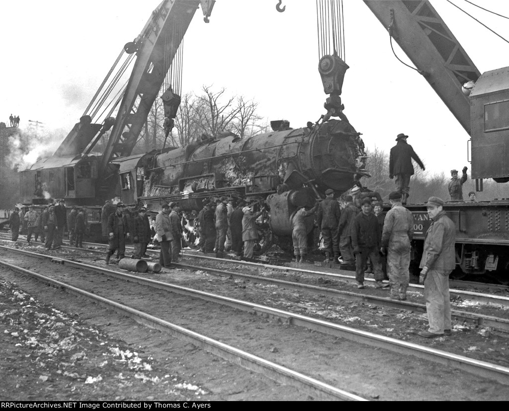 PRR "Red Arrow" Wreck, Recovery, #12 of 14, 1947